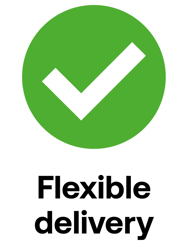 we support multiple delivery methods