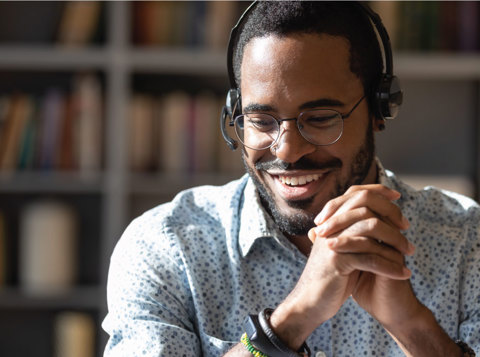 Man in headset