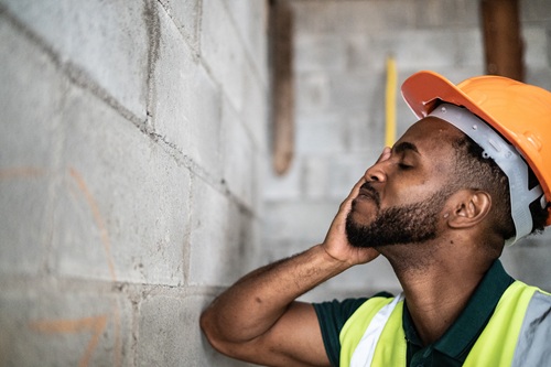 Construction Worker Depressed Sad Istock