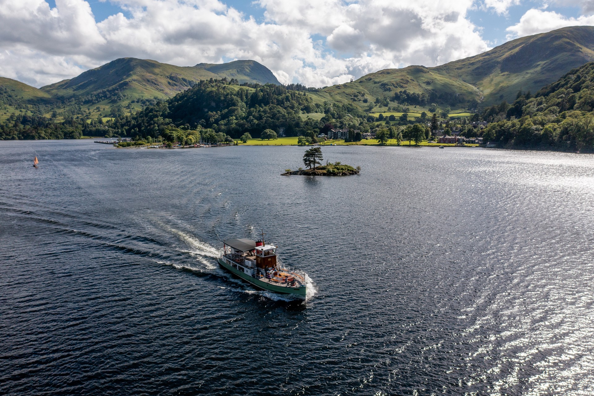 Landscape shot of the Lake District